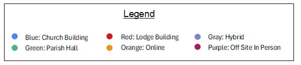 Calendar Legend